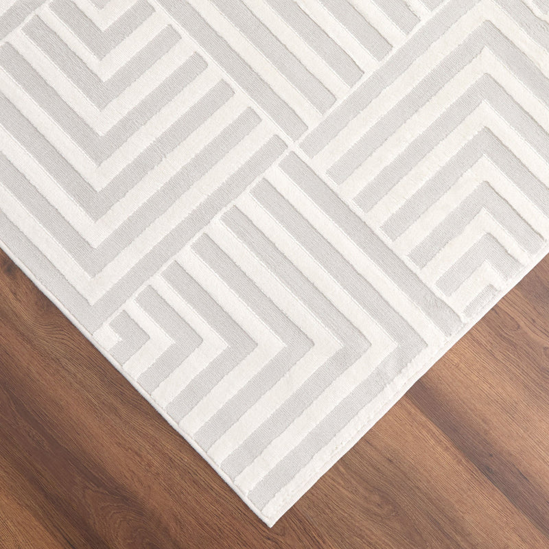 Brenta Ivory Geometric - U9003 - 5' x 8'