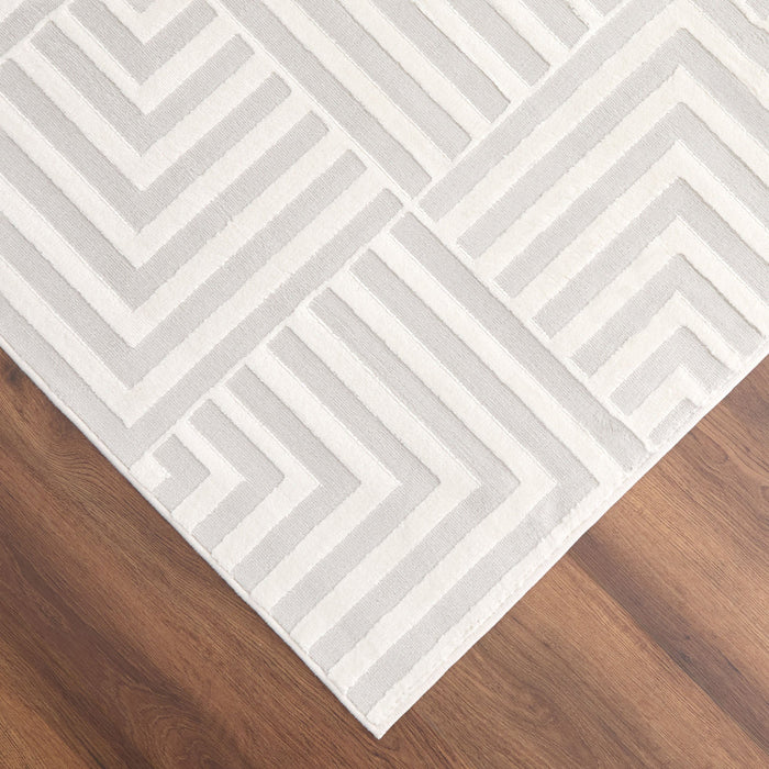 Brenta Ivory Geometric - U9003 - 5' x 8'
