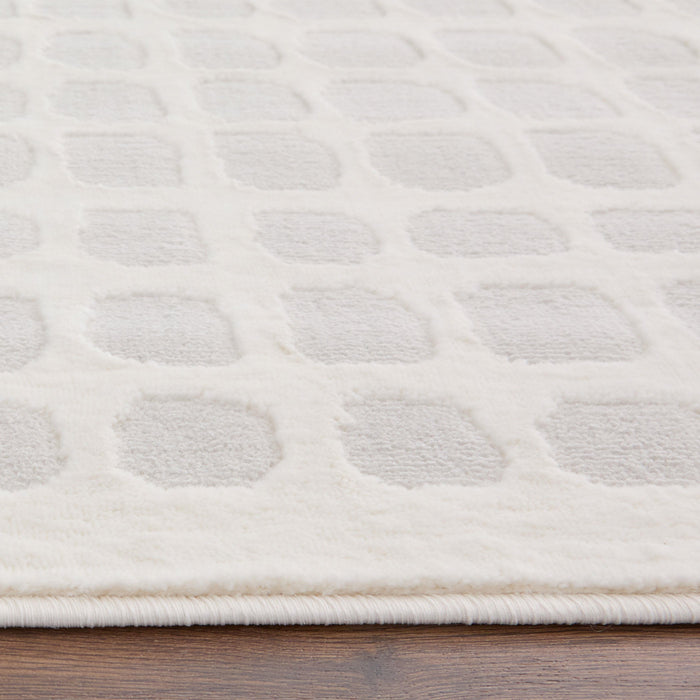 Timeless Luxe Ivory Checkerboard - U9004 - 2' x 3'