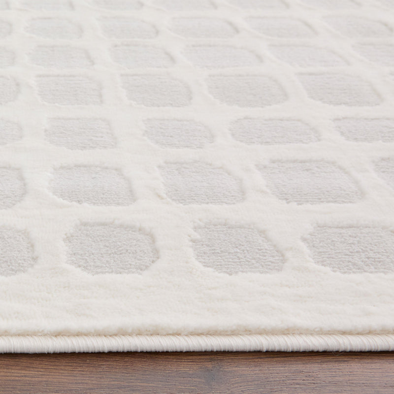 Timeless Luxe Ivory Checkerboard - U9004 - 5' x 8'