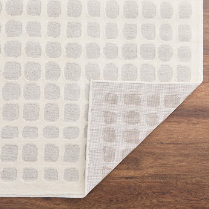 Timeless Luxe Ivory Checkerboard - U9004 - 7' x 9'