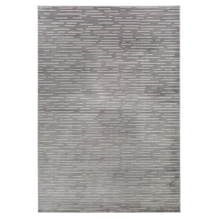 Brenta Gray Linear - U9005 - 5' x 8'