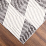 Brenta Gray Geometric - U9006 - 5' x 8'