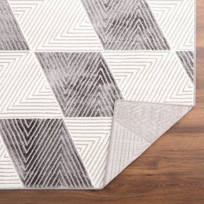 Brenta Gray Geometric - U9006 - 10' x 13'
